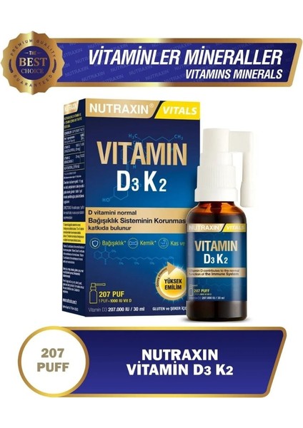 Vitamin D3K2 Sprey 30ML fiyatları