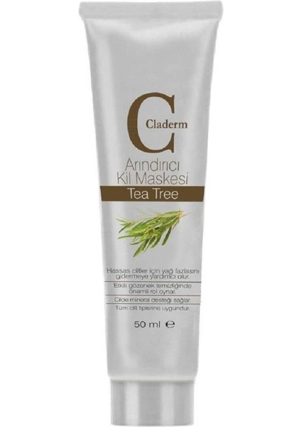 Claderm Kil Maskesi – Tea Tree 50 ml