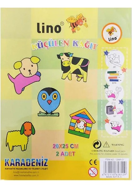 Lino Küçülen Kağıt 2li