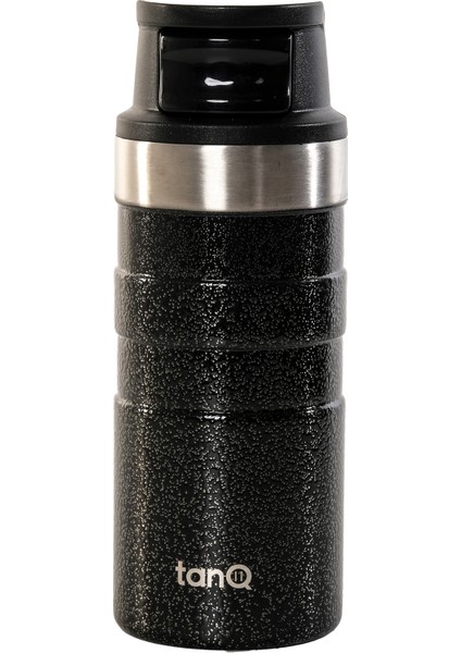 Ömür Boyu Garantili Active Paslanmaz Çelik Termos Titan Black 0.35 Lt- (12 Oz)