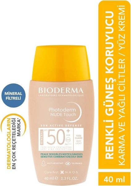 B. Photoderm Nude Touch S50+ Very Light Güneş Kremi 40ML