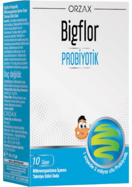 Bigflor Probiyotik & Prebiyotik 10 Saşe fiyatları