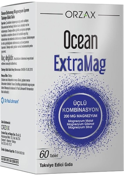 O.extramag Üçlü Kombiasyon 60 Tablet fiyatları