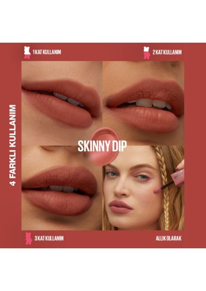 Super Stay Teddy Likit Mat Tint - 15 Skinny Dip