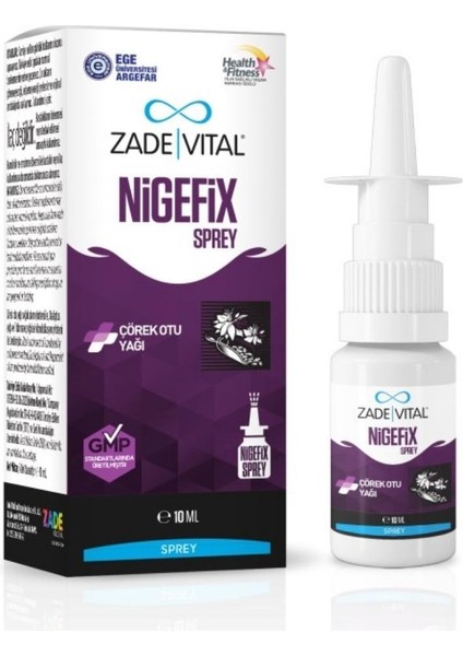 Zade Nigefix Nazal Sprey 10ML