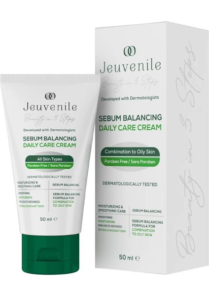 J. Yağlı ve Karma Ciltler Için Akne Karşıtı Cilt Bakım Kremi 50ML fiyatları