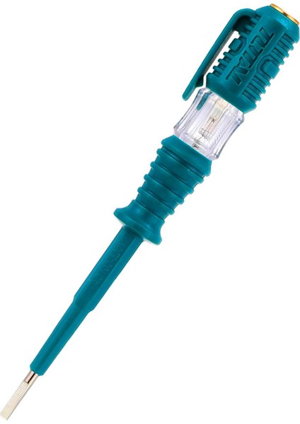 Kontrol Kalemi 140 mm Elektrik Priz Faz Voltaj Kontrol Tornavidası Düz Uçlu THT291408 fırsatları
