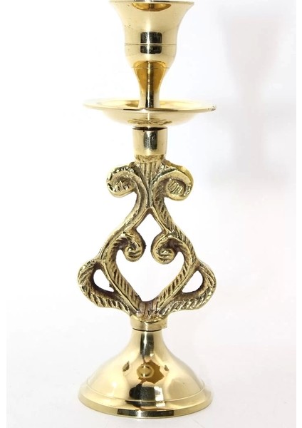 Tekli Pirinç Şamdan 4744