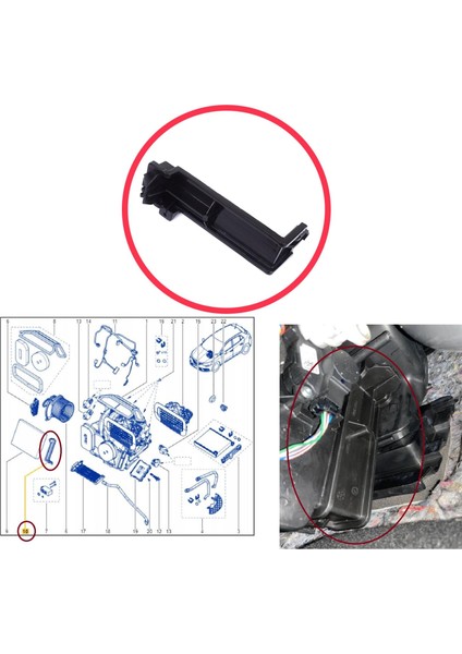 BSP1183 Renault Megane Scenic Mk4 Kangoo Mk3 Talisman Kadjar Espace Mk5 272764273R Için Polen Filtre Kapağı