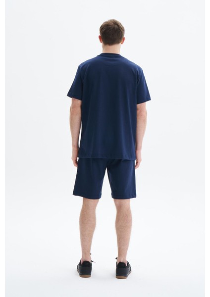 Erkek Regular Fit Basic Süprem % 100 Pamuk Cepli Şort Y29574279502