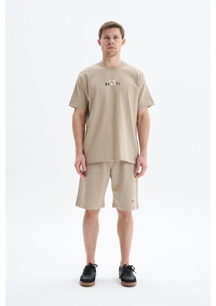 Erkek Regular Fit Basic Süprem % 100 Pamuk Cepli Şort Y29574279502