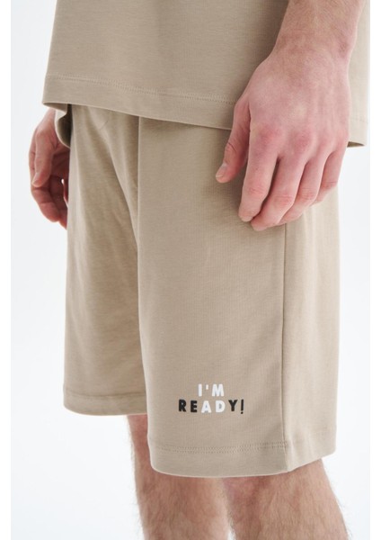 Erkek Regular Fit Basic Süprem % 100 Pamuk Cepli Şort Y29574279502