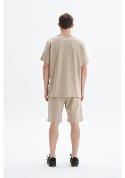 Erkek Regular Fit Basic Süprem % 100 Pamuk Cepli Şort Y29574279502