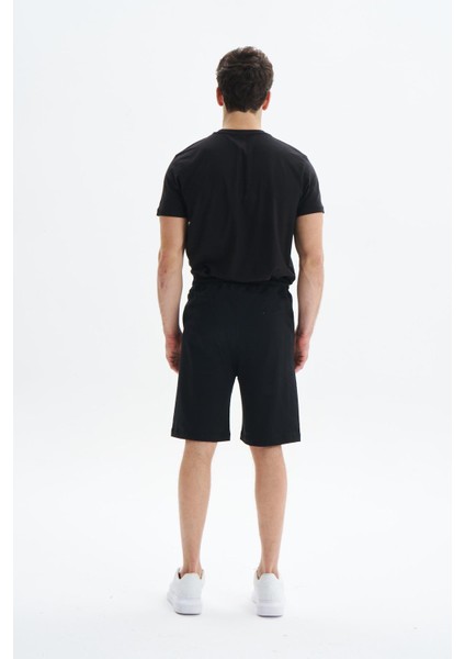 Erkek Regular Fit Basic Süprem % 100 Pamuk Cepli Şort Y29504279002