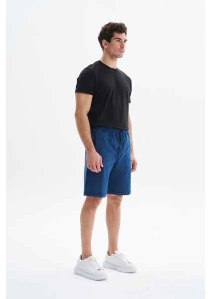 Erkek Regular Fit Basic Süprem % 100 Pamuk Cepli Şort Y29504279002