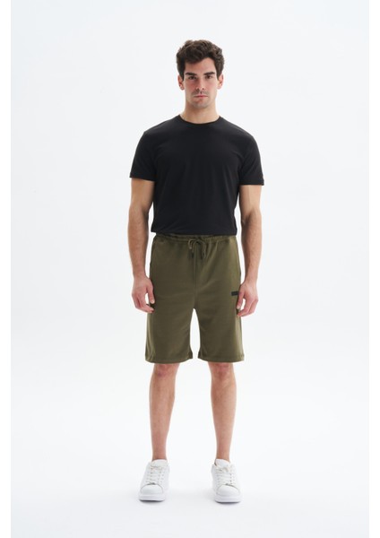 Erkek Regular Fit Basic Süprem % 100 Pamuk Cepli Şort Y29504279002