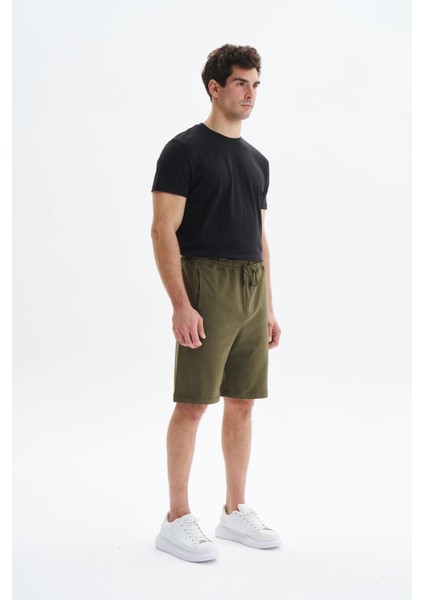 Erkek Regular Fit Basic Süprem % 100 Pamuk Cepli Şort Y29504279002