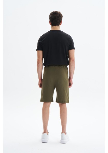 Erkek Regular Fit Basic Süprem % 100 Pamuk Cepli Şort Y29504279002