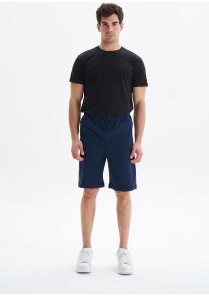 Erkek Regular Fit Basic Süprem % 100 Pamuk Cepli Şort Y29504279002