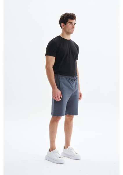 Erkek Regular Fit Basic Süprem % 100 Pamuk Cepli Şort Y29504279002