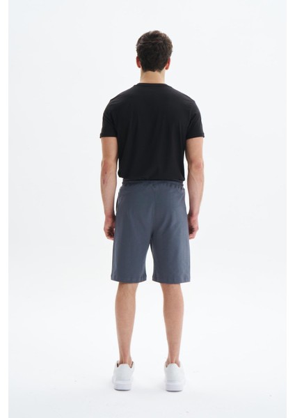Erkek Regular Fit Basic Süprem % 100 Pamuk Cepli Şort Y29504279002