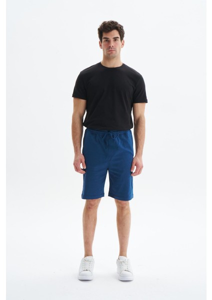Erkek Regular Fit Basic Süprem % 100 Pamuk Yandan ve Arka Cepli Şort Y29504279302