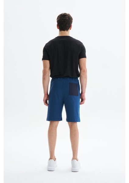 Erkek Regular Fit Basic Süprem % 100 Pamuk Yandan ve Arka Cepli Şort Y29504279302