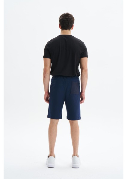 Erkek Regular Fit Basic Süprem % 100 Pamuk Yandan ve Arka Cepli Şort Y29504279302