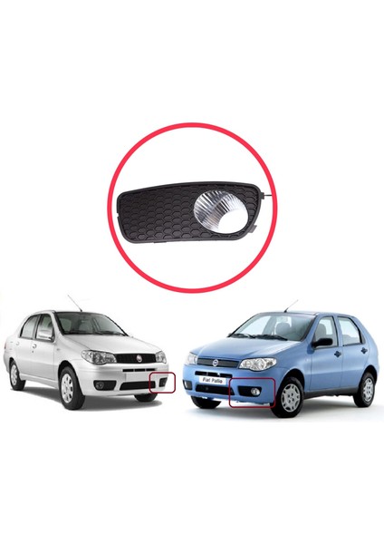 BSP1187-1 Fiat Palio Siena Mk1 178 2007-2016 Albea 2002-2012 51703147 Için Ön Sol Sis Far Çerçevesi modelleri