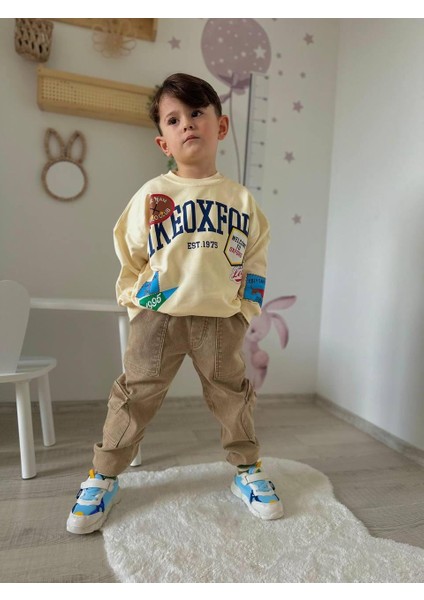 Erkek Çocuk 2 Parça Kot Alt Üst Takım 5768