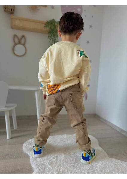 Erkek Çocuk 2 Parça Kot Alt Üst Takım 5768