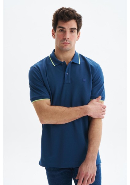 Erkek Battal Büyük Beden Basic % 100 Pamuk Pike Polo Yaka Tişört Y29374870202