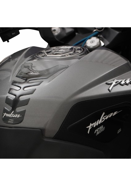 Bajaj Rs 200 2015-2020 Uyumlu Tank Pad Seti Siyah