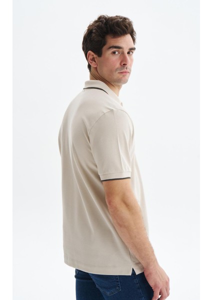 Erkek Regular Fit Basic % 100 Pamuk Pike Polo Yaka Tişört Y29374353902 fırsatları