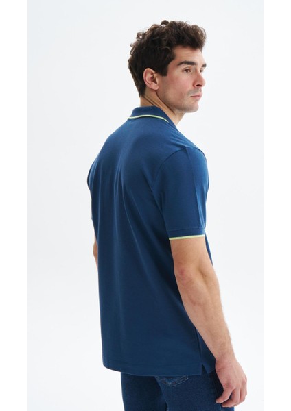 Erkek Regular Fit Basic % 100 Pamuk Pike Polo Yaka Tişört Y29374353902 fırsatları