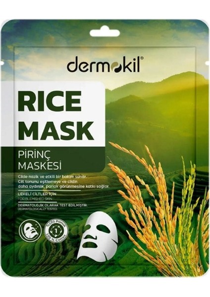 Dermokil Pirinç Kağıt Maskesi 20GR