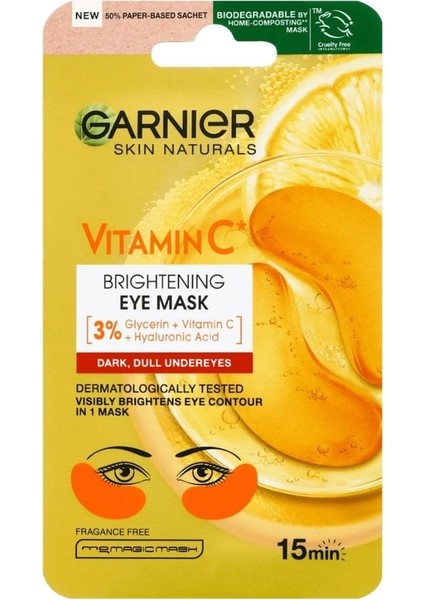 Garnier C Vitamini Parlak Aydınlatıcı Göz Maskesi 5gr fiyatları