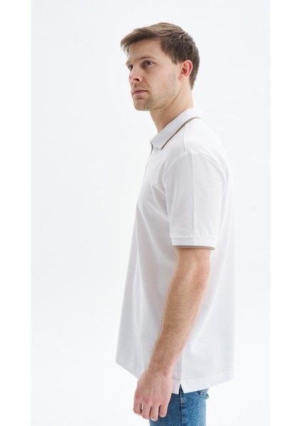 Erkek Regular Fit Basic % 100 Pamuk Pike Polo Yaka Tişört Y29374353802 fırsatları