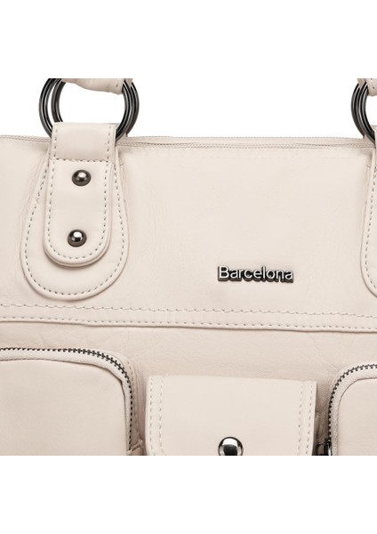 Yıkama Deri Omuz Askılı Kadın Çantası 21K Barcelona 1926 fiyatları