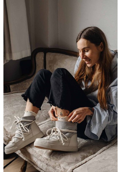 Hakiki Kürklü Kadın Sneaker 355074 modelleri
