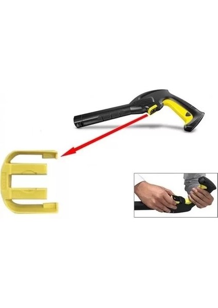 Karcher Basınçlı Yıkama Makinası Tabancası Tetik Klipsi (Lisinya)