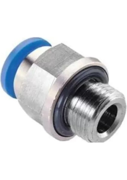 Pnömatik Rekor Bağlantı 1/2 - 14 mm