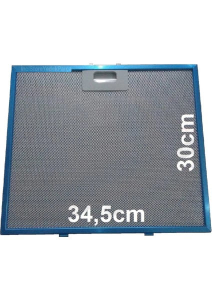 345X300 mm Arçelik 9197061918 - Leısure Uyumlu Davlumbaz Aspiratör Yağ Filtresi, R6