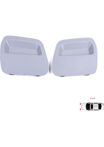 BSP1196 Renault Dacia Duster Mk2 Hm 2017-2023 511802392R Için Ön Tampon Çeki Demiri Kapağı Seti Gri