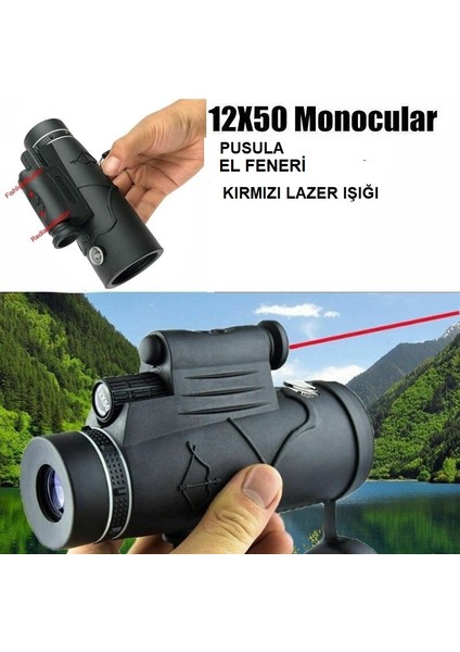 80X100 Monoküler Teleskop – Yüksek Büyütme, Su Geçirmez, Telefon Uyumlu, Dahili El Feneri, Hd Optik Lens, Gece Görüşü, Kamp ve Doğa Sporları Için Taşınabilir Dürbün