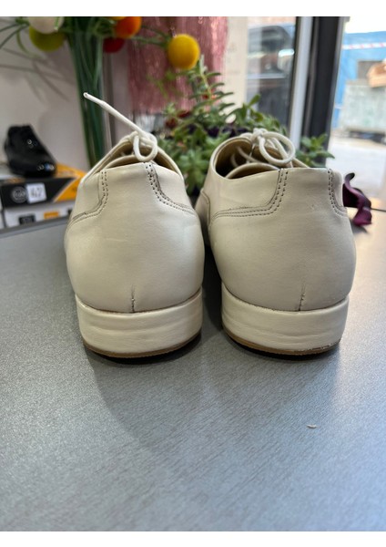 Krem Deri Maskaratlı Çarık Model Erkek Tango - Dans Ayakkabısı modelleri