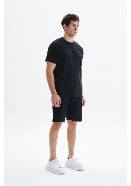Erkek Regular Fit Basic Süprem % 100 Pamuk Yandan Ve Arka Cepli Şort Y29344279402