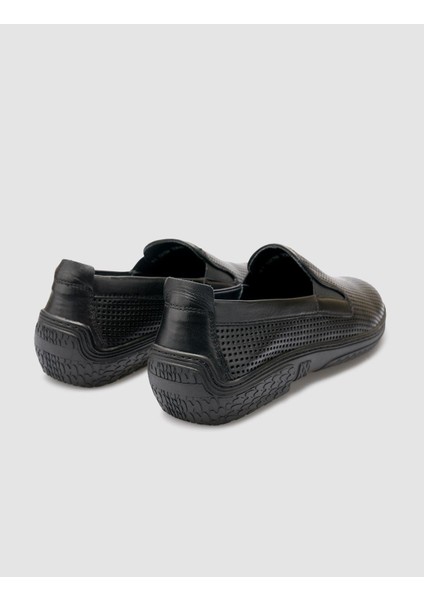 Deri Siyah Erkek Loafer