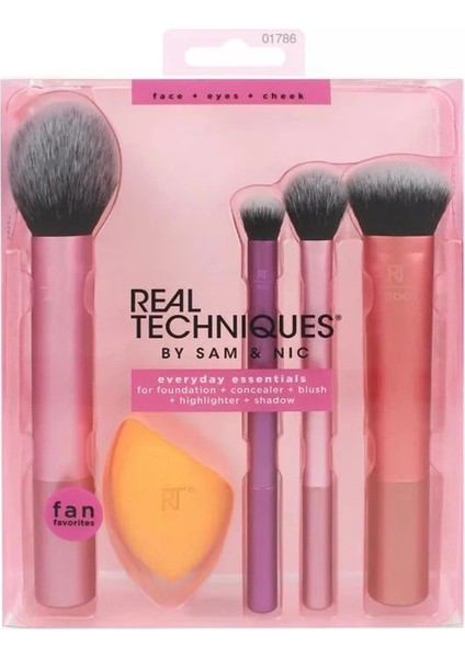 Mkjınmeı American Real Techniques Makyaj Fırçaları (Yurt Dışından)