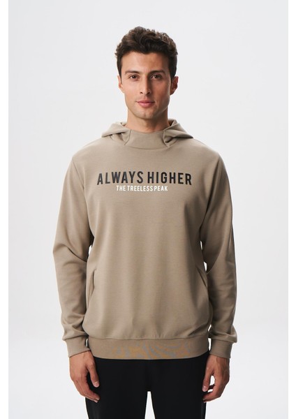 Erkek Slim Fit Scuba Interlok Su Geçirmeyen Kanguru Cepli Kapşonlu Sweatshirt K28254988701